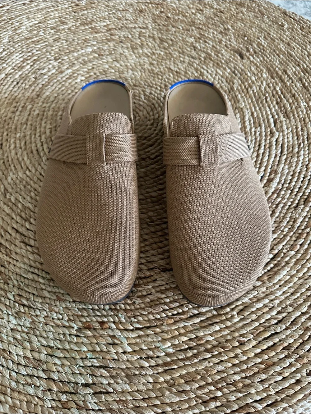 Rothys Tan Slip-On Clogs